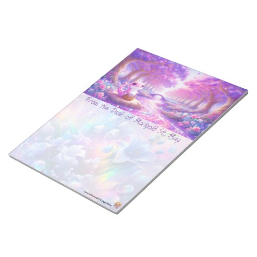 Bloc-notes Salamandre Violette (Incliné)