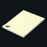 Bloc-notes - Sceau en silhouette<br><div class="desc">Sceau en silhouette noire,  assis au fond du corne gauche.</div>