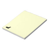 Bloc-notes - Sceau en silhouette (Tourné)