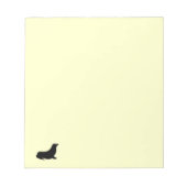 Bloc-notes - Sceau en silhouette (Devant)