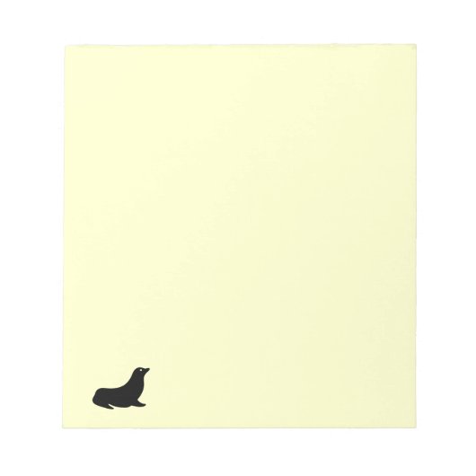 Bloc-notes - Sceau en silhouette (Devant)