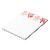 Bloc-notes Sea Shells et Coral (Tourné)