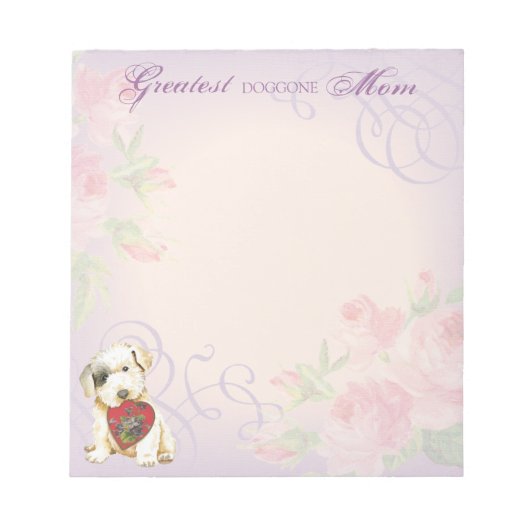 Bloc-notes Sealyham Terrier Heart Mom (Devant)