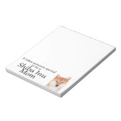 Bloc-notes Shiba Inu Mom (Tourné)