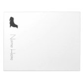 Bloc-notes - Silhouette de sceau (Devant)