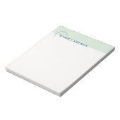 Bloc-notes simple Pastel - Vert (Tourné)