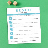 Bloc-notes simple Sky Blue Bunco
