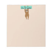 Bloc-notes Sloth (Devant)