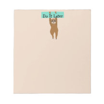 Bloc-notes Sloth