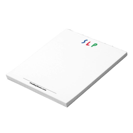 Bloc-notes SLP (Tourné)