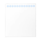 Bloc-notes Snowflakes (Devant)