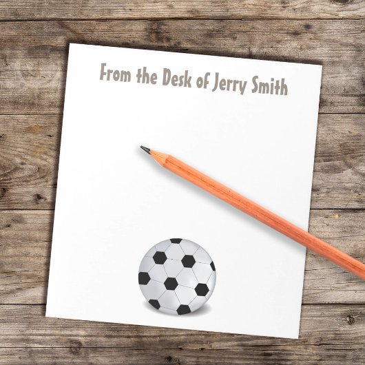 Bloc-notes sport moderne Soccer tendance