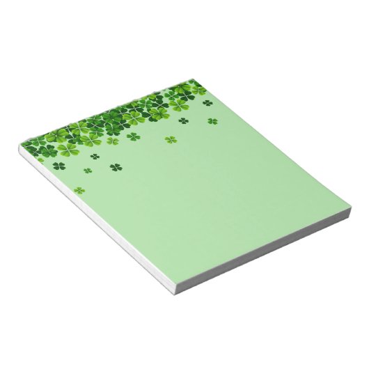 Bloc-notes St. Patrick's Clovers (Incliné)
