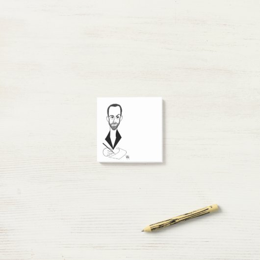 Bloc-notes Stephen Post-It (Sur un bureau)