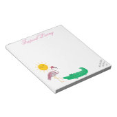 Bloc-notes Sun Alligator pour Flamant rose tropica (Incliné)