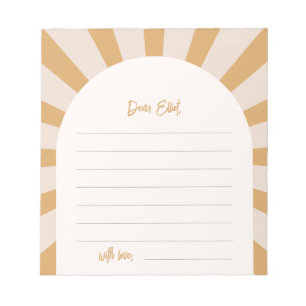 Bloc-notes Sun Time Capsule