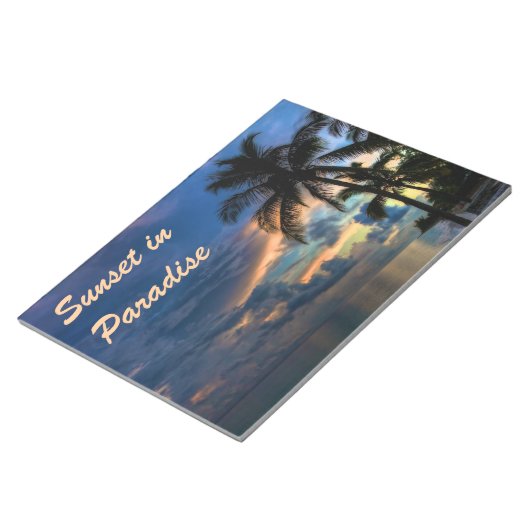 Bloc-notes Sunset in Paradise (Incliné)