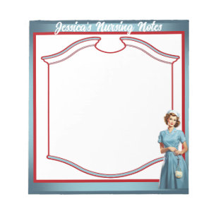 Bloc-notes sur la mère et l'infirmière