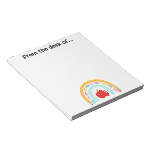 Bloc-notes sur le thème de l'école (Incliné)