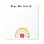 Bloc-notes sur le thème de l'école (Devant)