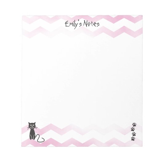 Bloc-notes sur le thème du chat (Devant)