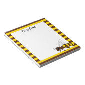 Bloc-notes sur les abeilles occupées (Incliné)