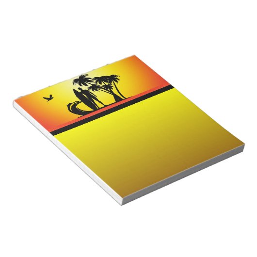 Bloc-notes surfer (Incliné)