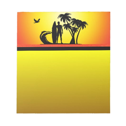 Bloc-notes surfer (Devant)