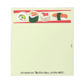 Bloc-notes Sushi (Devant)