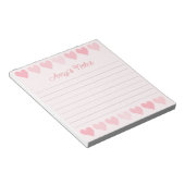 Bloc-notes Sweet Pink Hearts (Incliné)