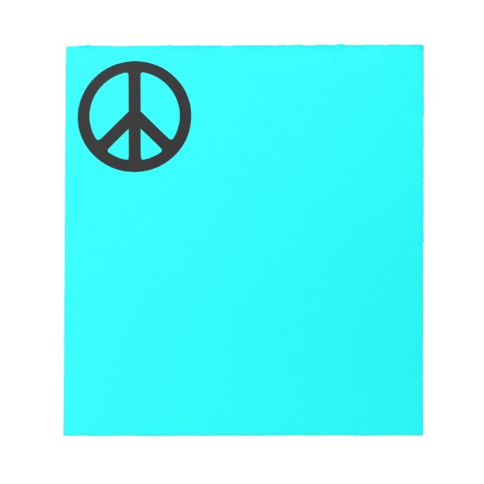 Bloc-notes Symbole de la Paix (Devant)