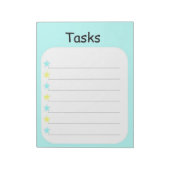 Bloc-notes Tâches (Tourné)