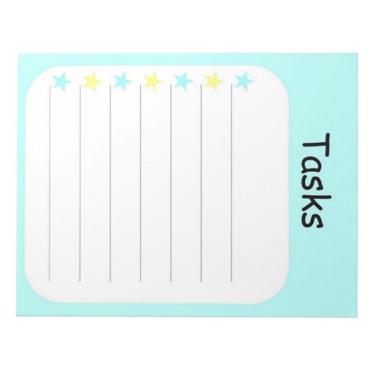 Bloc-notes Tâches (Devant)