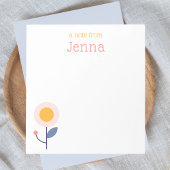 Bloc-notes tendance moderne tendance "A Note From"