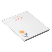 Bloc-notes tendance moderne tendance "A Note From" (Incliné)