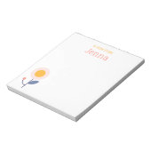 Bloc-notes tendance moderne tendance "A Note From" (Tourné)