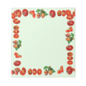 Bloc-notes tomate (Devant)
