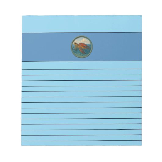 Bloc-notes Tortue de mer (Devant)