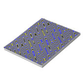 Bloc-Notes Tourbillonnant Noir Bleu Et Jaune (Tourné)