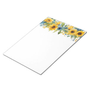 Bloc-notes tournesol