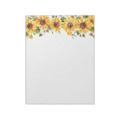 Bloc-notes tournesol (Tourné)