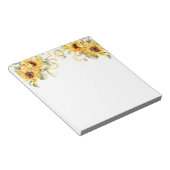 Bloc-notes tournesol (Incliné)
