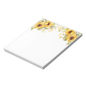 Bloc-notes tournesol (Tourné)