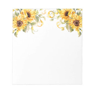 Bloc-notes tournesol