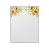 Bloc-notes tournesol (Tourné)