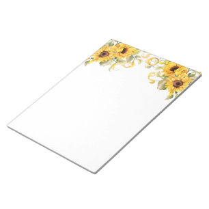 Bloc-notes tournesol