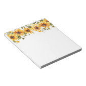 Bloc-notes tournesol (Incliné)
