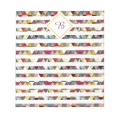 Bloc-notes triangles colorés (Devant)