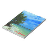 Bloc-notes Tropical Beach Caché (Tourné)