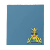 Bloc-notes Tropical Cute Pineapple Aloha (Devant)